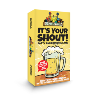 Blokesworld It's Your Shout! Party and Drinking Game