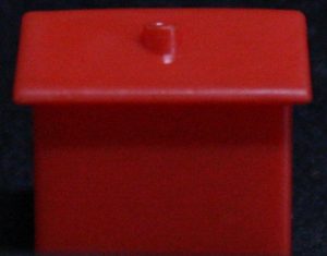 PARTS ONLY - Monopoly Board Game - (1) Red Hotel Only