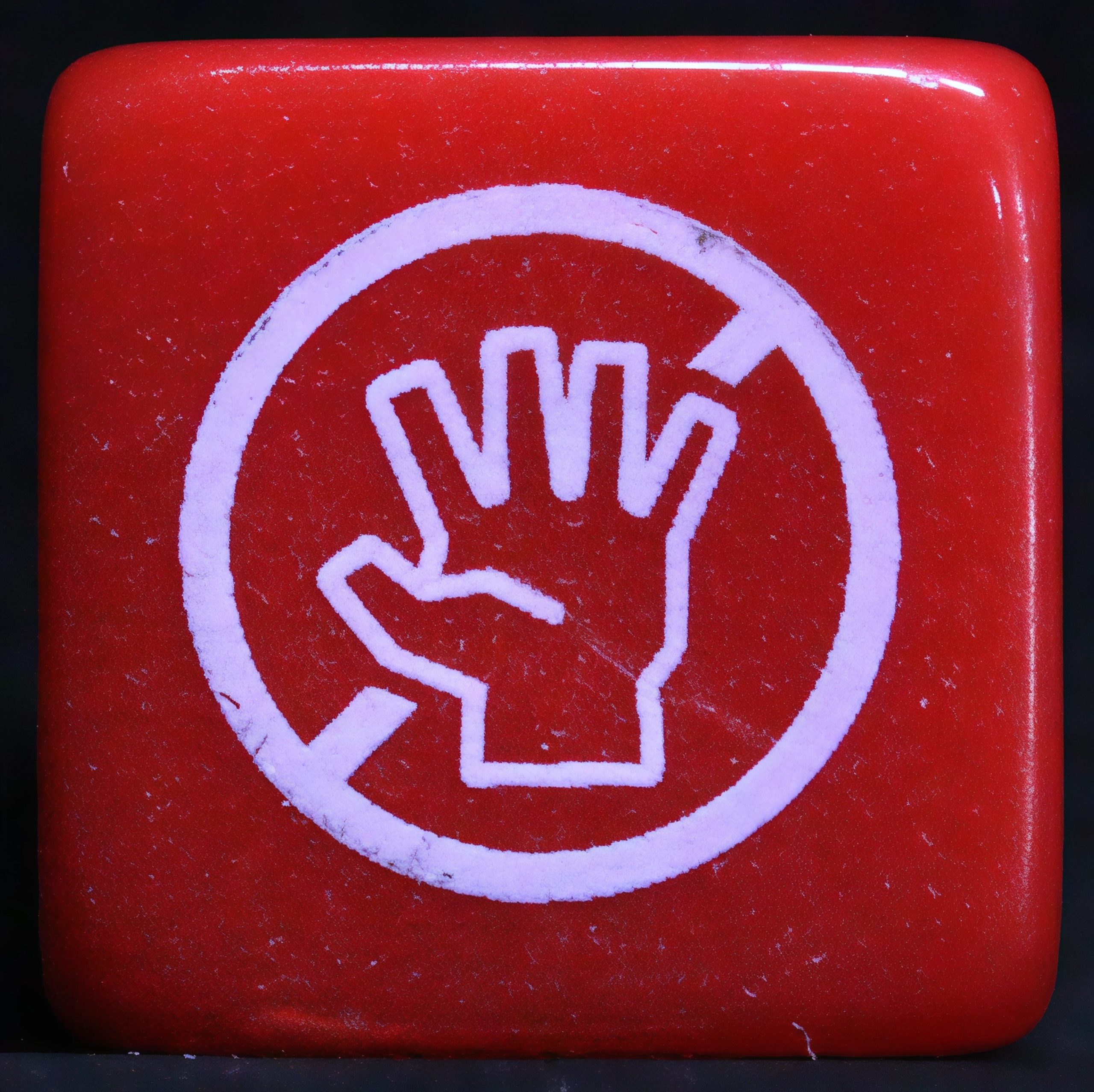 PARTS ONLY - Luchador! Mexican Wrestling Dice Board Game - (1) Red Wrestling Die Only