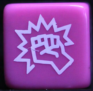 PARTS ONLY - Luchador! Mexican Wrestling Dice Board Game - (1) Pink Wrestling Die Only