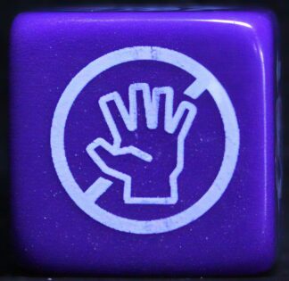 PARTS ONLY - Luchador! Mexican Wrestling Dice Board Game - (1) Purple Wrestling Die Only