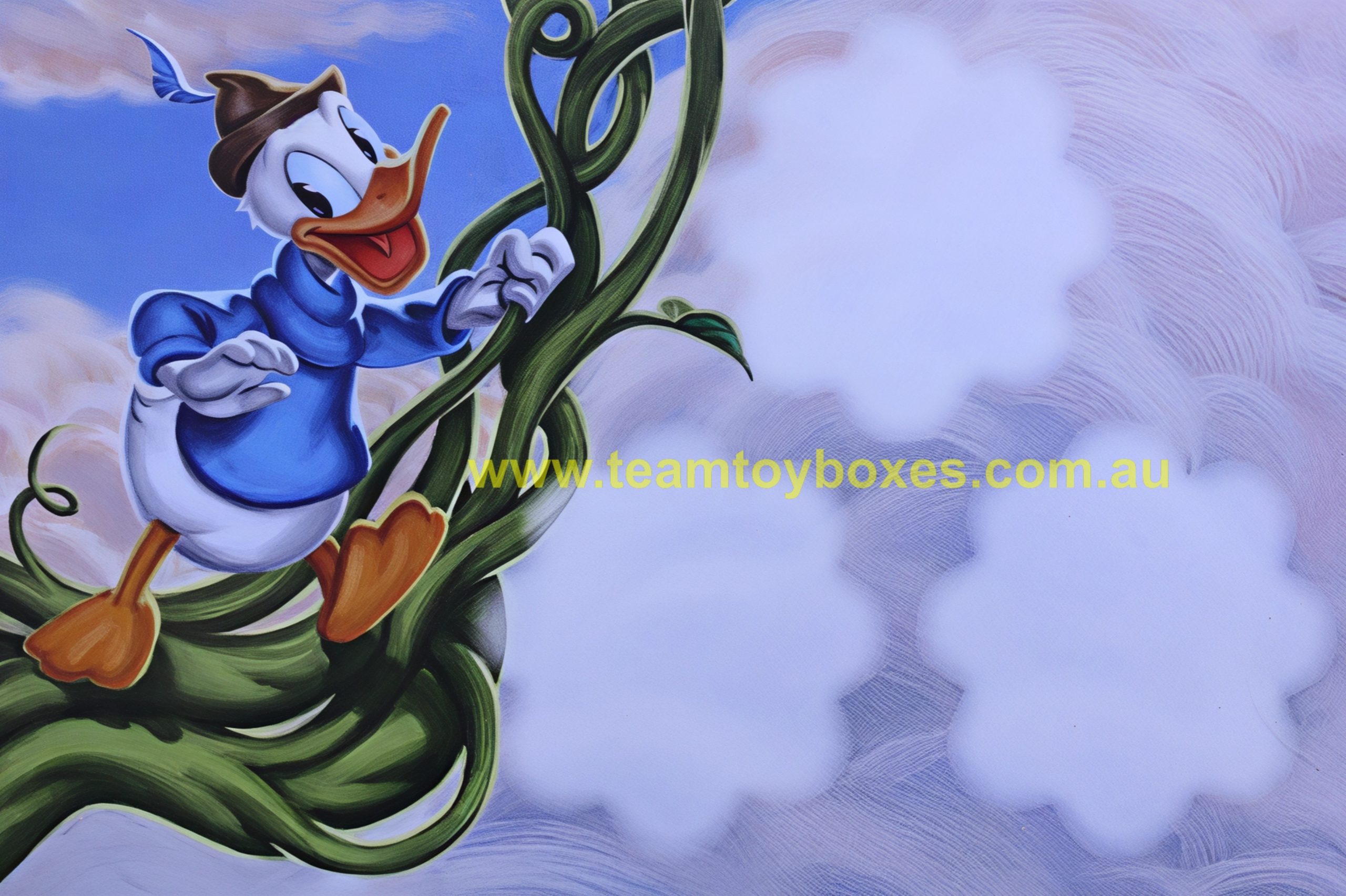 PARTS ONLY - Disney Mickey and the Beanstalk Board Game - (1) Donald Duck Character Mat Only