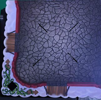 PARTS ONLY - Disney Mickey and the Beanstalk Board Game - (1) Castle Floorboard Only