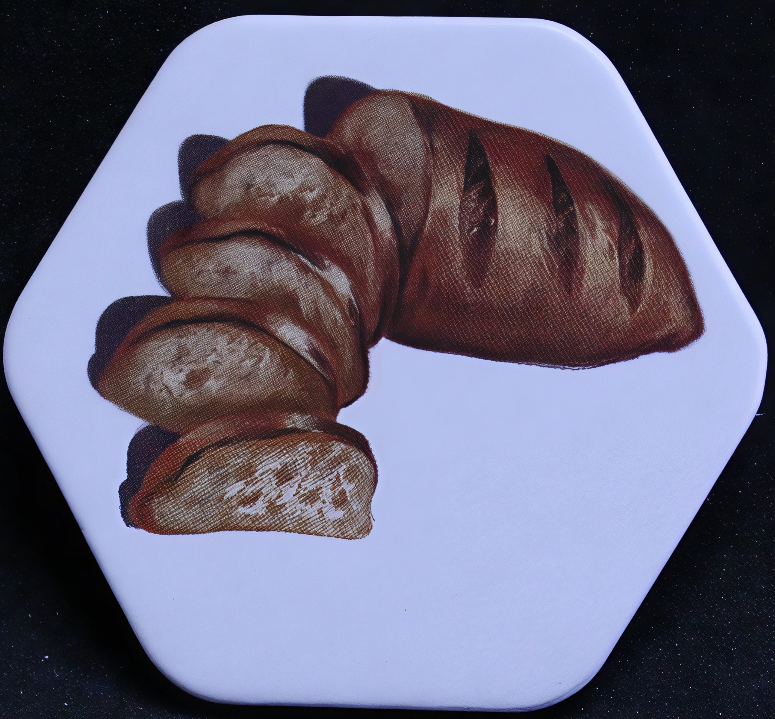 PARTS ONLY - Disney Mickey and the Beanstalk Board Game - (1) Bread Token Only