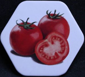 PARTS ONLY - Disney Mickey and the Beanstalk Board Game - (1) Tomato Token Only