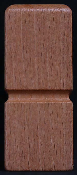 PARTS ONLY - Quarto Strategy Game - (1) Light Wooden Piece Only