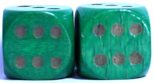 PARTS ONLY - Media Magnate Board Game - (2) Dice Only