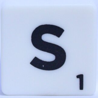 PARTS ONLY - Scrabble Board Game Harry Potter Edition - (1) Letter S Tile Only