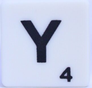 PARTS ONLY - Scrabble Board Game Harry Potter Edition - (1) Letter Y Tile Only