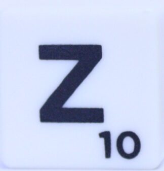 PARTS ONLY - Scrabble Board Game Harry Potter Edition - (1) Letter Z Tile Only