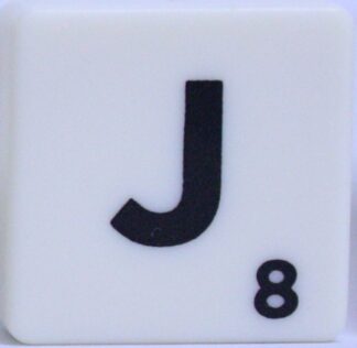 PARTS ONLY - Scrabble Board Game Harry Potter Edition - (1) Letter J Tile Only