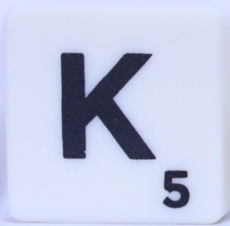 PARTS ONLY - Scrabble Board Game Harry Potter Edition - (1) Letter K Tile Only