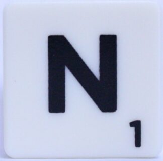 PARTS ONLY - Scrabble Board Game Harry Potter Edition - (1) Letter N Tile Only