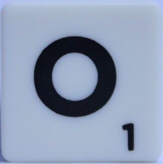 PARTS ONLY - Scrabble Board Game Harry Potter Edition - (1) Letter O Tile Only
