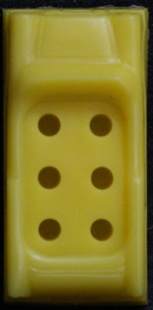PARTS ONLY - The Game of Life Board Game 1976 Version - (1) Yellow Car Only