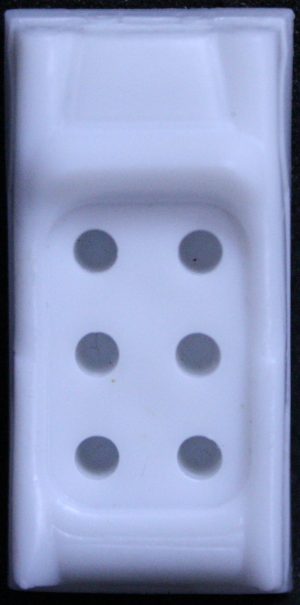 PARTS ONLY - The Game of Life Board Game 1976 Version - (1) White Car Only