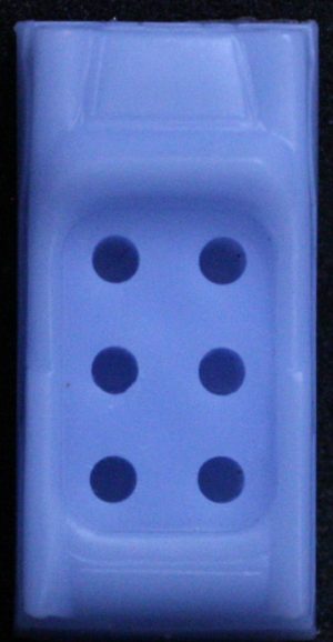 PARTS ONLY - The Game of Life Board Game 1976 Version - (1) Light Blue Car Only