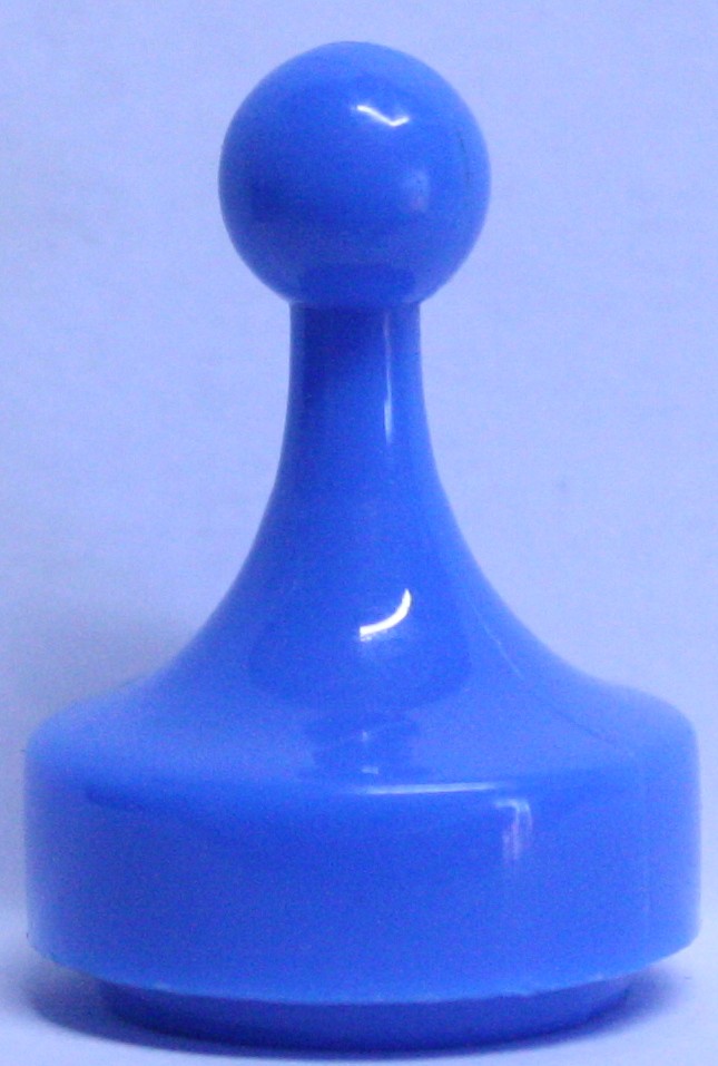 PARTS ONLY - Cluedo Board Game 1999 Version - (1) Blue Token Only