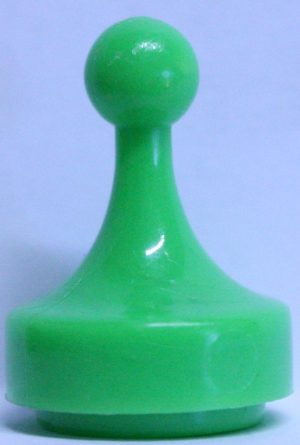 PARTS ONLY - Cluedo Board Game 1999 Version - (1) Green Token Only