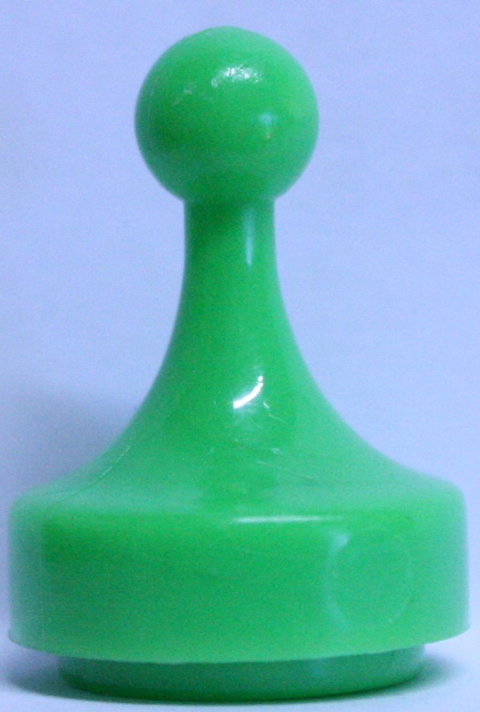 PARTS ONLY - Cluedo Board Game 1999 Version - (1) Green Token Only