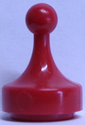 PARTS ONLY - Cluedo Board Game 1999 Version - (1) Red Token Only