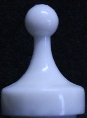 PARTS ONLY - Cluedo Board Game 1999 Version - (1) White Token Only