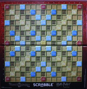 PARTS ONLY - Scrabble Board Game Harry Potter Edition - (1) Game Board Only