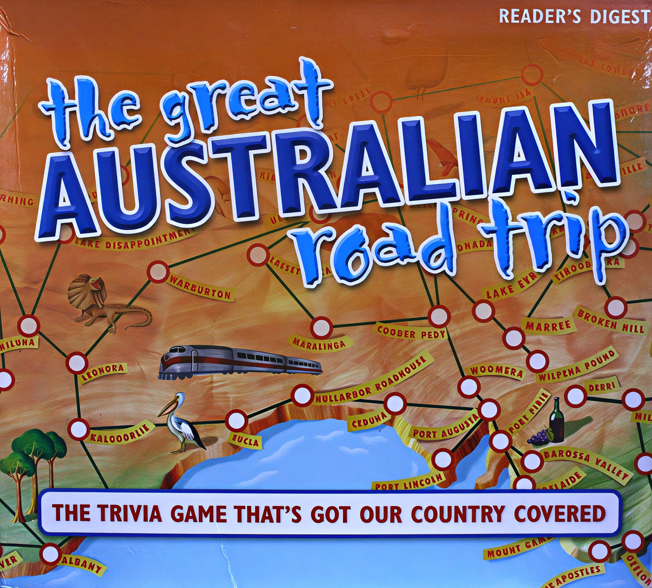 The Great Australian Road Trip Trivia Board Game - Pre Owned