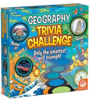 Geography Trivia Challenge Board Game - New
