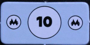 PARTS ONLY - Monopoly Travel World Tour Board Game - (1) Pack of 5 $10 Cardboard Money Only