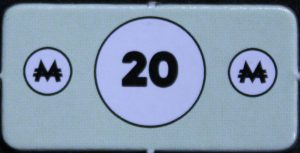 PARTS ONLY - Monopoly Travel World Tour Board Game - (1) Pack of 5 $20 Cardboard Money Only