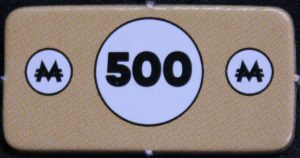 PARTS ONLY - Monopoly Travel World Tour Board Game - (1) Pack of 5 $500 Cardboard Money Only