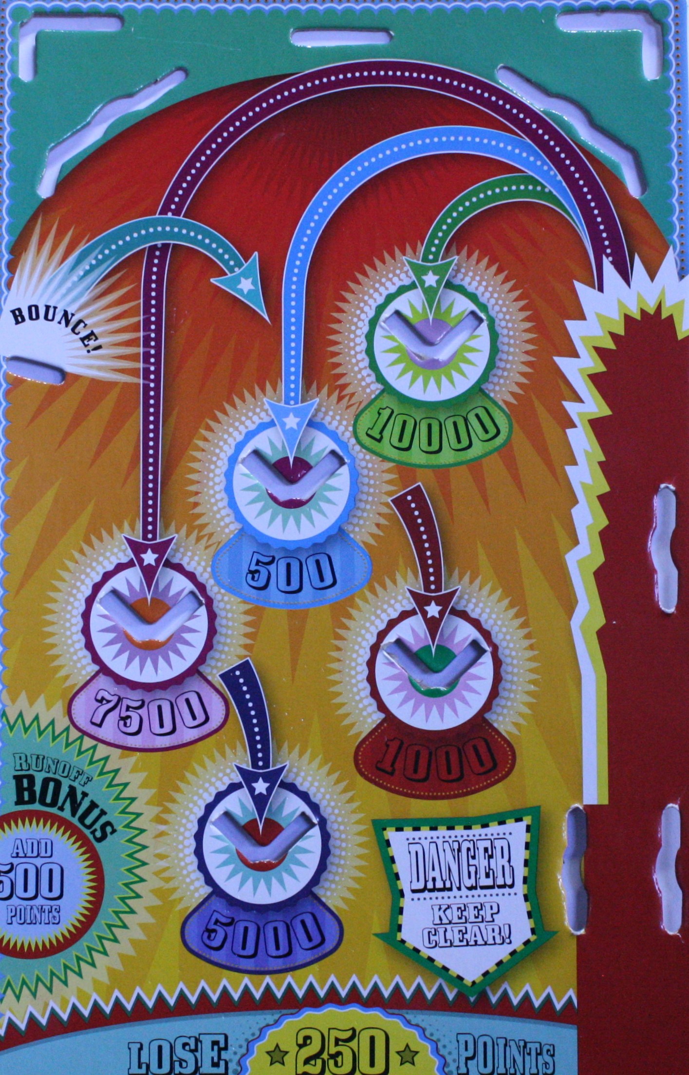 PARTS ONLY - Professor Murphy's Emporium of Entertainment Marble Mania - (1) Extreme Pinball Base Board Only