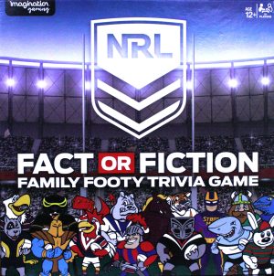 NRL Fact or Fiction Family Footy Trivia Game - Pre Owned