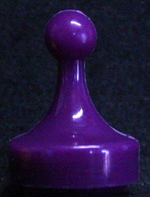 PARTS ONLY - Cluedo Board Game 1999 Version - (1) Purple Token Only