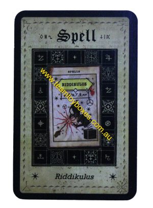 PARTS ONLY - Cluedo Harry Potter Board Game - (1) Riddikulus Spell Card Only