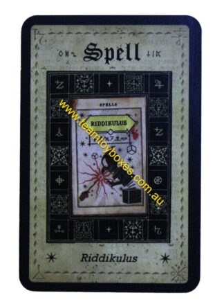 PARTS ONLY - Cluedo Harry Potter Board Game - (1) Riddikulus Spell Card Only