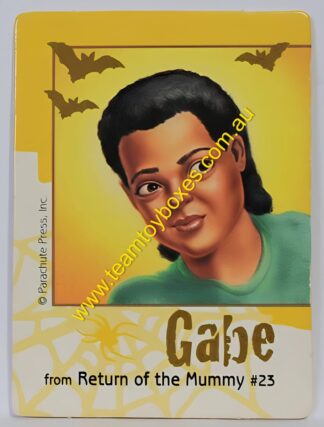 PARTS ONLY - Goosebumps "Terror in The Graveyard" Board Game - "Gabe" Pawn Card Only
