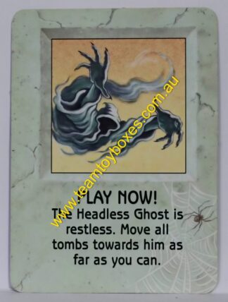 PARTS ONLY - Goosebumps "Terror in The Graveyard" Board Game - #1 Card Only