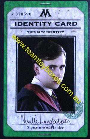 PARTS ONLY - Cluedo Harry Potter Board Game - (1) Neville Longbottom Identity Card Only