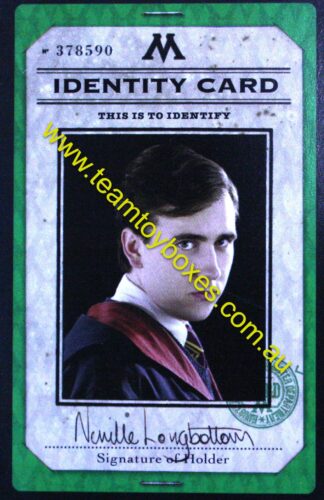 PARTS ONLY - Cluedo Harry Potter Board Game - (1) Neville Longbottom Identity Card Only