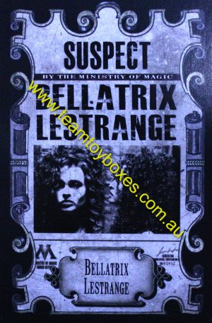 PARTS ONLY - Cluedo Harry Potter Board Game - (1) Bellatrix Lestrange Suspect Mystery Card Only