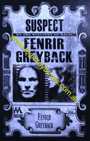 PARTS ONLY - Cluedo Harry Potter Board Game - (1) Fenrir Greyback Suspect Mystery Card Only