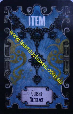 PARTS ONLY - Cluedo Harry Potter Board Game - (1) Cursed Necklace Item Card Only