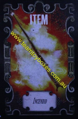 PARTS ONLY - Cluedo Harry Potter Board Game - (1) Incendio Item Card Only