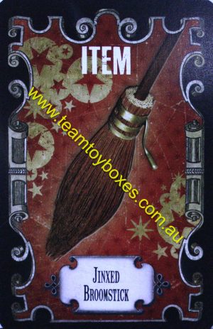 PARTS ONLY - Cluedo Harry Potter Board Game - (1) Jinxed Broomstick Item Card Only