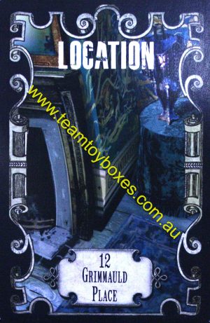 PARTS ONLY - Cluedo Harry Potter Board Game - (1) 12 Grimmauld Place Location Card Only