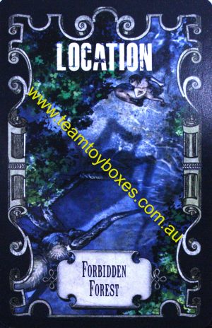 PARTS ONLY - Cluedo Harry Potter Board Game - (1) Forbidden Forest Location Card Only