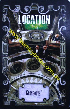 PARTS ONLY - Cluedo Harry Potter Board Game - (1) Gringotts Location Card Only