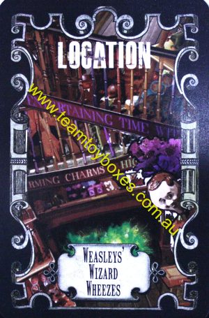 PARTS ONLY - Cluedo Harry Potter Board Game - (1) Weasley's Wizard Wheezes Location Card Only